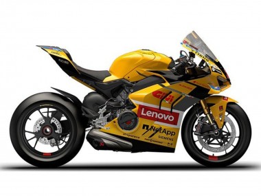 2022-2024 Ducati Panigale V4 V4S Motorcycle Fairings - Yellow Red Lenovo UK Manufacturers