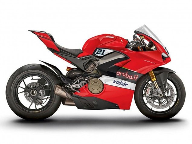 2018-2019 Ducati Panigale V4 V4S Motorcycle Fairings - Red Black White Valsir UK Manufacturers