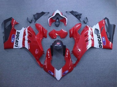 2020-2021 Ducati Panigale V4 V4S Motorcycle Fairings - White Red Matte Black Tim UK Manufacturers