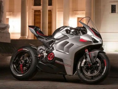 2020-2021 Ducati Panigale V4 V4S Motorcycle Fairings - Silver Red Black UK Manufacturers