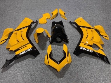2020-2021 Ducati Panigale V4 V4S Motorcycle Fairings - Yellow Glossy Black UK Manufacturers