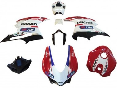 2015-2020 Ducati 959/1299 Motorcycle Fairings - White Red Blue Glossy Black Tim UK Manufacturers