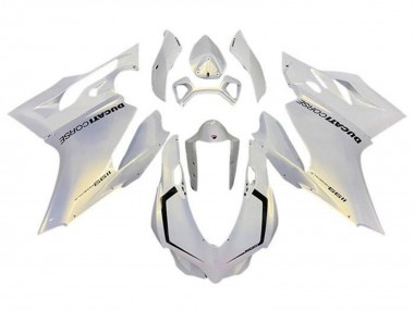 2011-2014 Ducati Panigale 1199 Motorcycle Fairings - Pearl White Corse UK Manufacturers