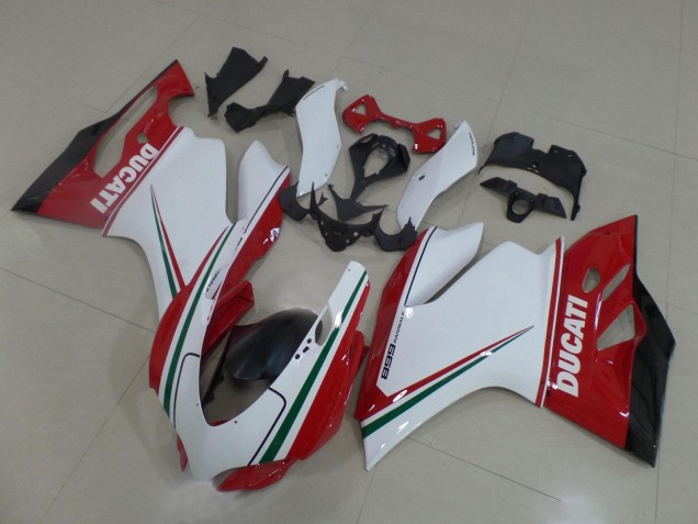2011-2014 Ducati Panigale 899 Motorcycle Fairings - White Red Green Glossy Black UK Manufacturers