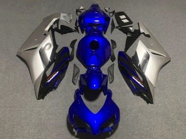 2004-2005 Honda CBR1000RR Motorcycle Fairings - Silver Dark Blue UK Manufacturers