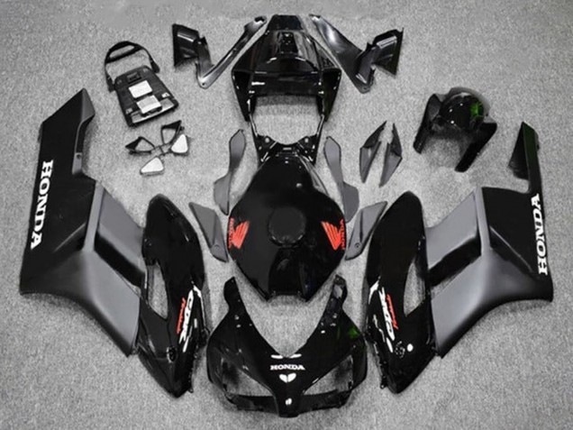 2004-2005 Honda CBR1000RR Motorcycle Fairings - Glossy Black Matte Black Red UK Manufacturers