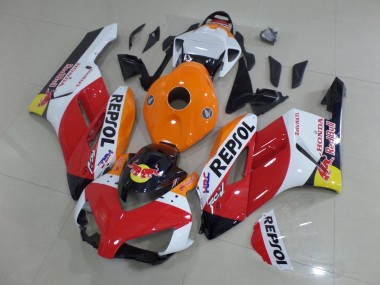 2004-2005 Honda CBR1000RR Motorcycle Fairings - Orange White Red Glossy Black Repsol Red Bull HRC UK Manufacturers