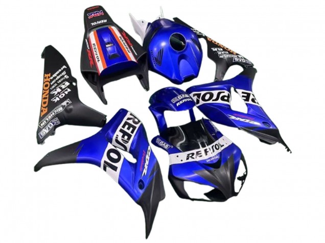 2006-2007 Honda CBR1000RR Motorcycle Fairings - Blue White Red Matte Black Repsol UK Manufacturers