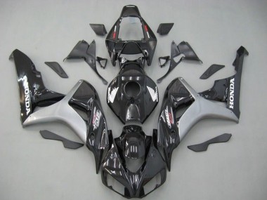 2006-2007 Honda CBR1000RR Motorcycle Fairing - Silver Glossy Black UK Manufacturers
