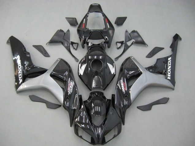 2006-2007 Honda CBR1000RR Motorcycle Fairing - Silver Glossy Black UK Manufacturers