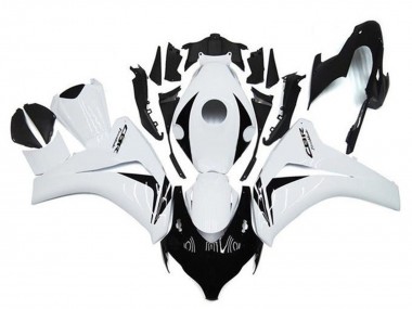 2008-2011 Honda CBR1000RR Motorcycle Fairings - White Glossy Black UK Manufacturers