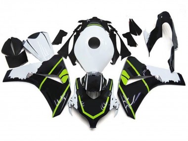 2008-2011 Honda CBR1000RR Motorcycle Fairings - White Green Glossy Black UK Manufacturers
