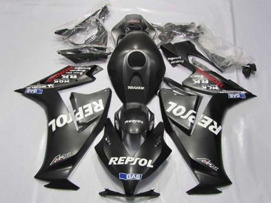 2012-2016 Honda CBR1000RR Motorcycle Fairings - Matte Black White Repsol UK Manufacturers