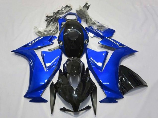 2012-2016 Honda CBR1000RR Bike Fairings - Blue Glossy Black UK Manufacturers