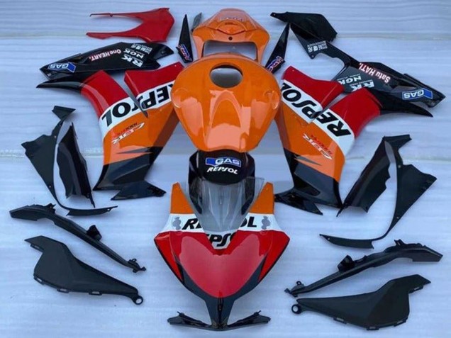 2012-2016 Honda CBR1000RR Motorcycle Fairing - Orange White Red Glossy Black Repsol UK Manufacturers