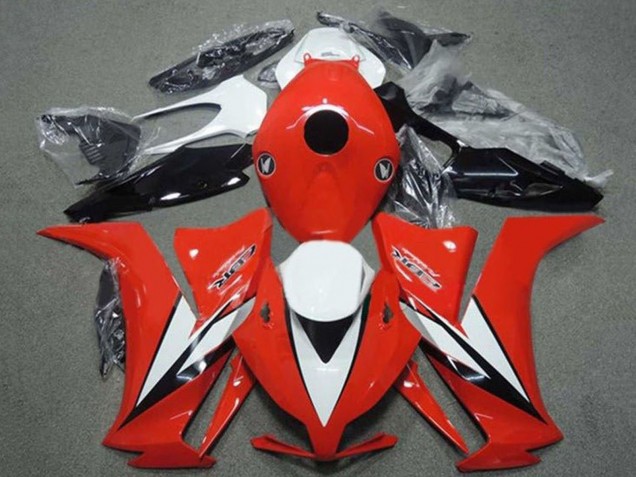 2012-2016 Honda CBR1000RR Motorcycle Fairings - White Red Glossy Black Stripe UK Manufacturers