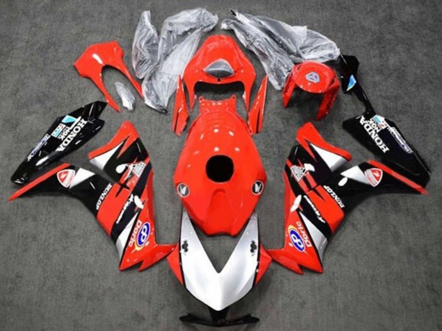 2012-2016 Honda CBR1000RR Motorcycle Fairings - Red Silver Glossy Black UK Manufacturers