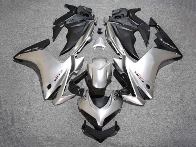 2013-2015 Honda CBR500R Motorcycle Fairings - Silver Matte Black UK Manufacturers
