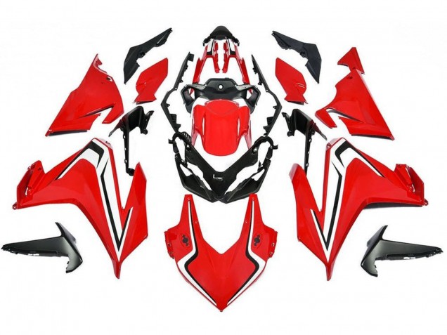 2019-2021 Honda CBR500R Motorcycle Fairing Kits - Red White Black UK Manufacturers
