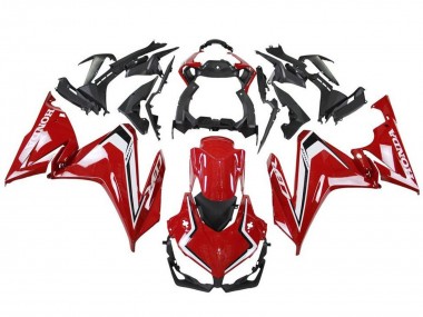 2019-2021 Honda CBR500R Motorcycle Fairings - Red White Black UK Manufacturers