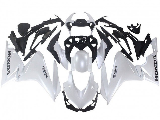 2019-2021 Honda CBR500R Motorcycle Fairings - White UK Manufacturers