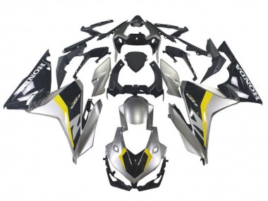 2019-2021 Honda CBR500R Motorcycle Fairing - Silver Glossy Black Yellow UK Manufacturers