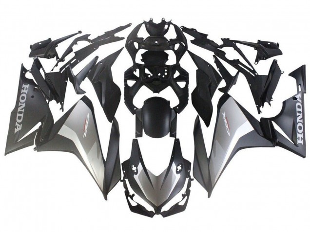 2019-2021 Honda CBR500R Motorcycle Fairings - Silver Matte Black UK Manufacturers