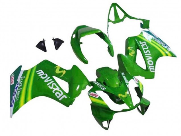 2002-2013 Honda VFR 800 Motorcycle Fairings - Green MoviStar Castrol UK Manufacturers