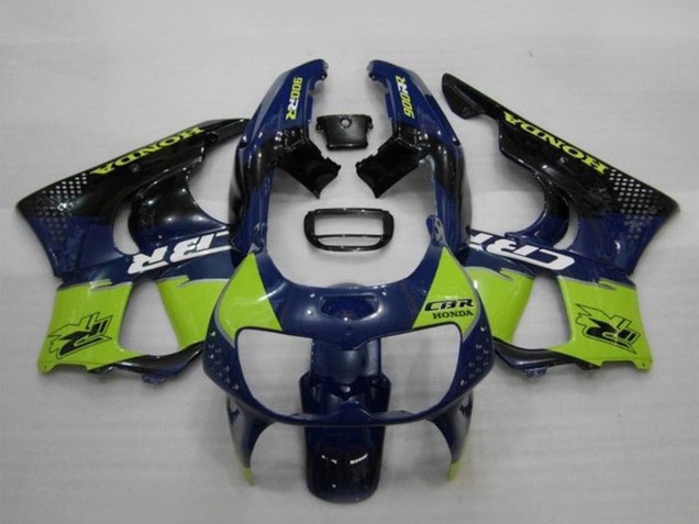 1994-1995 Honda CBR900RR 893 Motorcycle Fairings - Blue Green Glossy Black UK Manufacturers