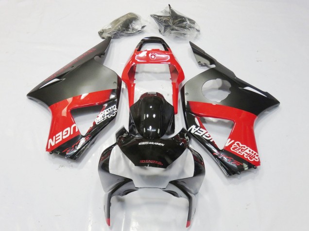 2002-2003 Honda CBR900RR 954 Motorcycle Fairings - Grey Red Glossy Black Mugen UK Manufacturers