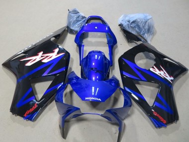 2002-2003 Honda CBR900RR 954 Motorcycle Fairing - Blue Glossy Black UK Manufacturers