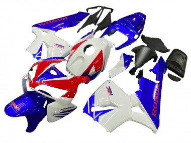 2005-2006 Honda CBR600RR Motorcycle Fairings - White Red Blue HRC UK Manufacturers