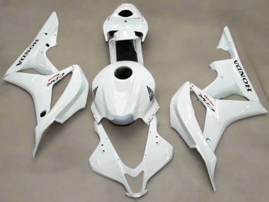 2007-2008 Honda CBR600RR Motorcycle Fairing - White UK Manufacturers