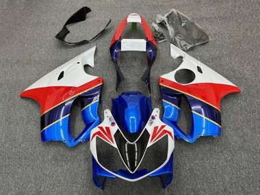 2001-2003 Honda CBR600 F4i Motorcycle Fairings - White Red Blue Dark Blue UK Manufacturers