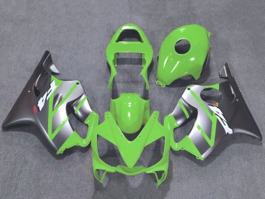2001-2003 Honda CBR600 F4i Motorcycle Fairings - Silver Green UK Manufacturers