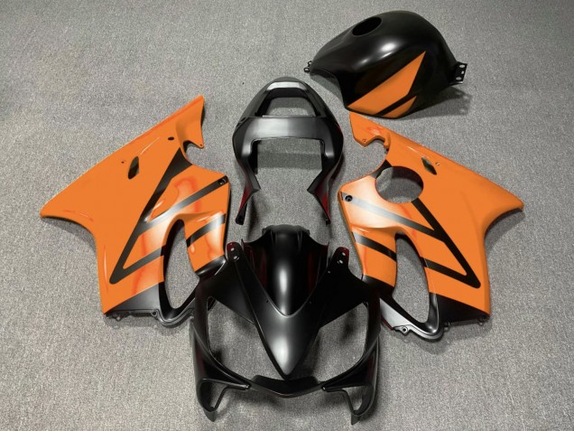 2001-2003 Honda CBR600 F4i Motorcycle Fairings - Orange Matte Black UK Manufacturers