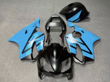2001-2003 Honda CBR600 F4i Motorcycle Fairings - Light Blue Matte Black UK Manufacturers
