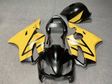 2001-2003 Honda CBR600 F4i Motorcycle Fairings - Yellow Matte Black UK Manufacturers