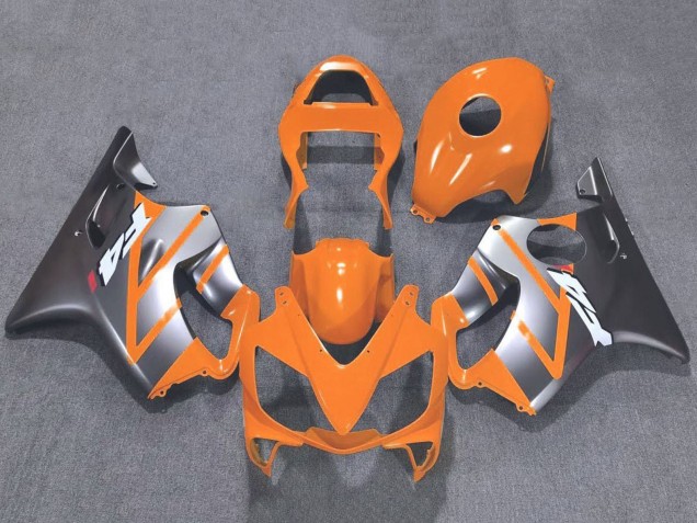 2001-2003 Honda CBR600 F4i Motorcycle Fairings - Silver Orange UK Manufacturers