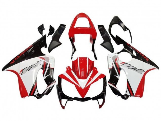 2001-2003 Honda CBR600 F4i Motorcycle Fairings - White Red Glossy Black UK Manufacturers