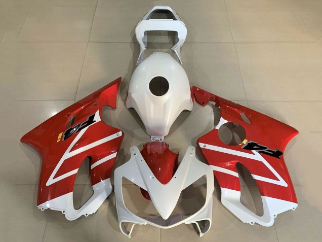 2001-2003 Honda CBR600 F4i Motorcycle Fairings - White Red UK Manufacturers