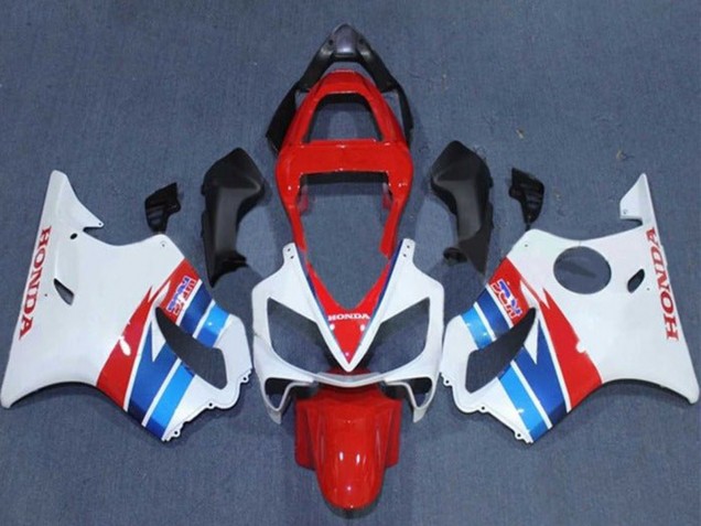 2001-2003 Honda CBR600 F4i Motorcycle Fairings - White Red Blue UK Manufacturers