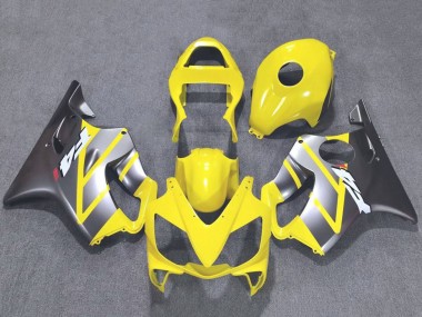 2001-2003 Honda CBR600 F4i Motorcycle Fairings - Yellow Silver UK Manufacturers