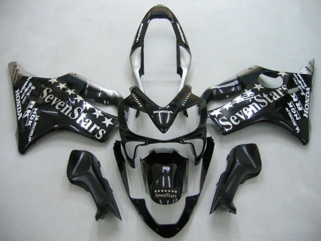 2004-2007 Honda CBR600 F4i Motorcycle Fairings - Glossy Black SevenStars UK Manufacturers