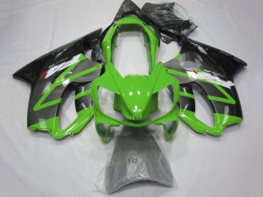 2004-2007 Honda CBR600 F4i Motorcycle Fairings - Green Grey Glossy Black UK Manufacturers