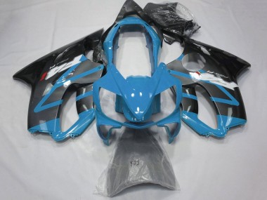 2004-2007 Honda CBR600 F4i Motorcycle Fairings - Light Blue Grey Glossy Black UK Manufacturers