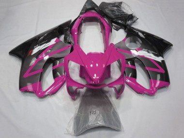 2004-2007 Honda CBR600 F4i Motorcycle Fairings - Pink Grey Glossy Black UK Manufacturers