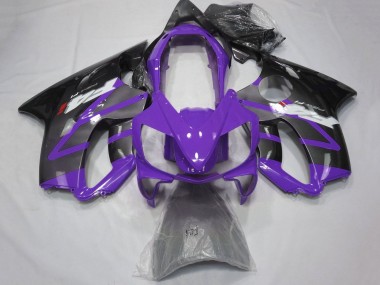 2004-2007 Honda CBR600 F4i Motorcycle Fairings - Purple Grey Glossy Black UK Manufacturers