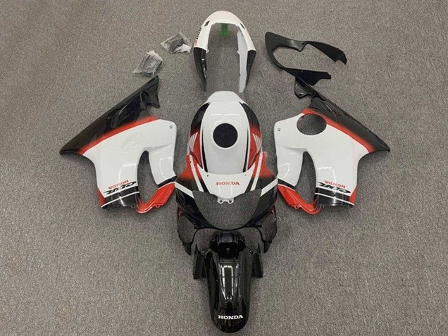 2004-2007 Honda CBR600 F4i Motorcycle Fairings - White Red Glossy Black UK Manufacturers