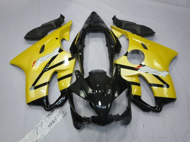 2004-2007 Honda CBR600 F4i Motorcycle Fairings - Yellow Glossy Black UK Manufacturers